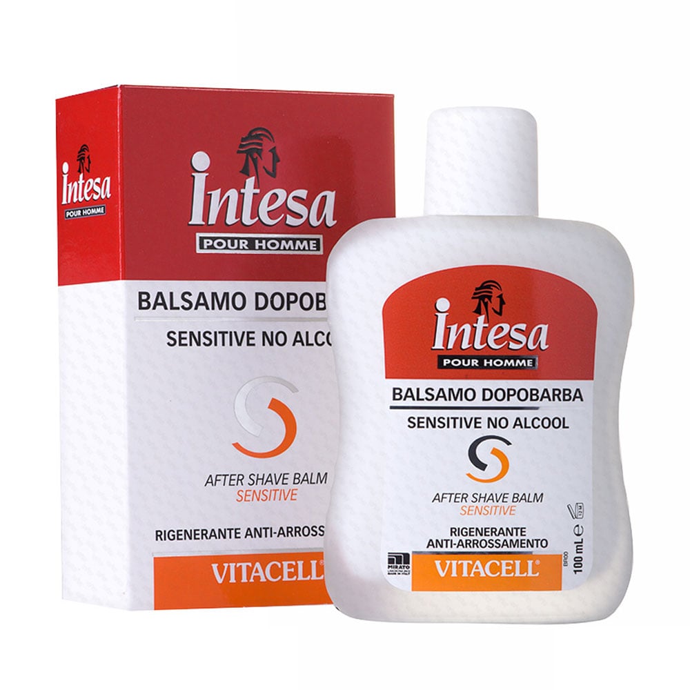 Чоловічий бальзам після гоління Intesa Pour Homme Balsamo Dopobarba Sensitive After Shave Vitacell для чутливої шкіри, 100 мл