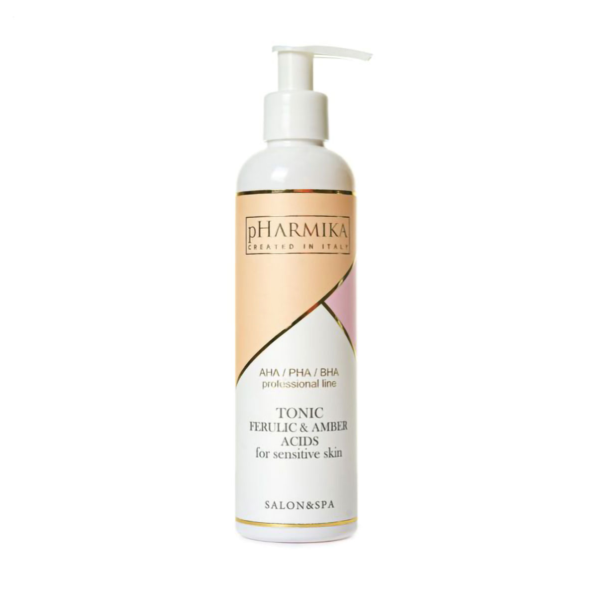 Тонік pHarmika Tonic Ferulic &amp; Amber Acids з феруловою та бурштиновою кислотами, для чутливої шкіри обличчя, 250 мл